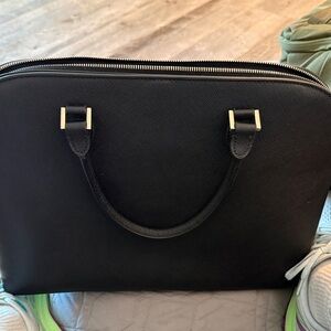 Elegant Black concealed laptop Handbag
